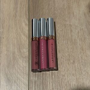 Anastasia Beverly Hills Lip Gloss Trio - Catnip, Veronica, Dusty Rose